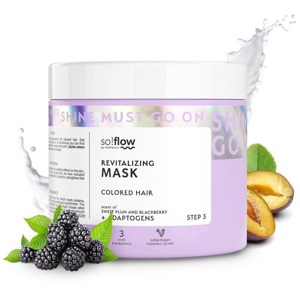 Revitalizing Mask for Colored Hair with Plum and Blackberry Scent 400ml